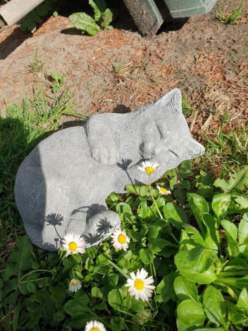 poes , tuinbeeld, Verzamelen, Beelden en Beeldjes, Nieuw, Dier, Ophalen of Verzenden