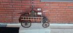 Vintage Houten Brandweerwagen Decoratie, Antiek en Kunst, Ophalen