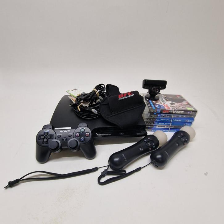 Sony Playstation 3 Slim 160GB Inc Controller | Nette staat, Spelcomputers en Games, Spelcomputers | Sony PlayStation 3, Zo goed als nieuw
