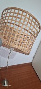 Rieten hanglamp, Ophalen of Verzenden, Zo goed als nieuw