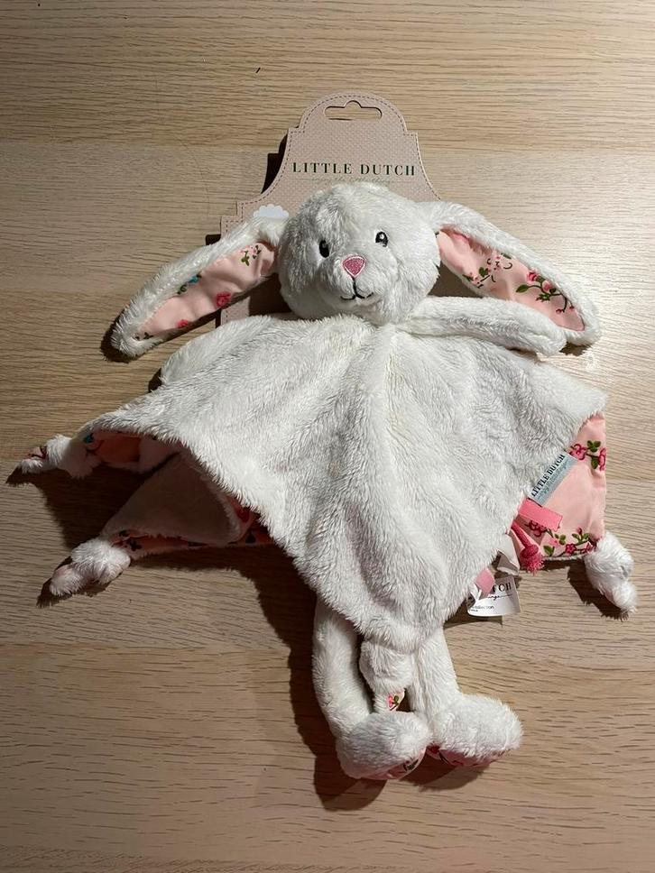 Little Dutch konijn. Knuffeldoekje, knuffellapje. Nieuw, Kinderen en Baby's, Speelgoed | Knuffels en Pluche, Zo goed als nieuw