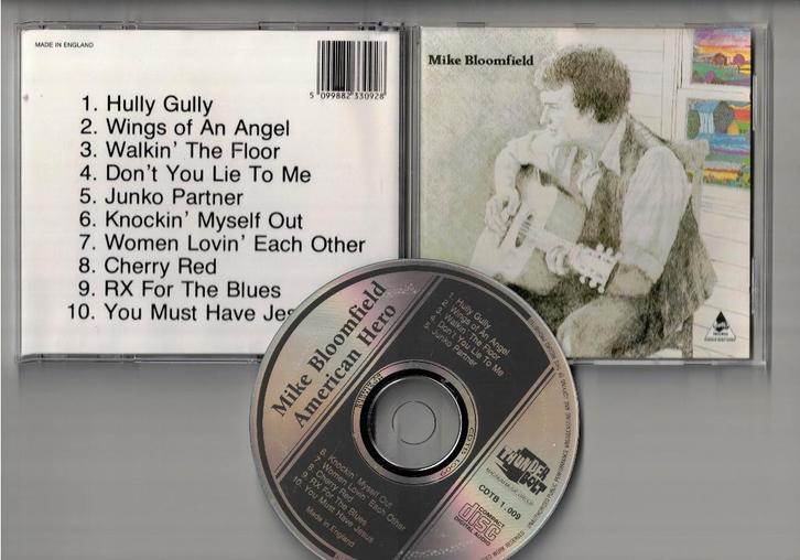 MIKE BLOOMFIELD CD American Hero, Cd's en Dvd's, Cd's | Jazz en Blues, Zo goed als nieuw, Jazz, 1980 tot heden, Ophalen of Verzenden