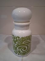 Melkglas apothekerspot groene decoratie *eureka*, Antiek en Kunst, Antiek | Glas en Kristal, Ophalen of Verzenden