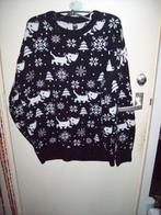 Hema Takkie Trui zwart/wit (M/L)40/42, Kleding | Dames, Truien en Vesten, Maat 38/40 (M), Zwart, Ophalen of Verzenden, Zo goed als nieuw