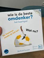 Spel - Wie is de beste Omdenker - het kaartspel, Ophalen of Verzenden, Zo goed als nieuw, Speelkaart(en)