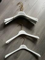 10 x gouden witte kleerhangers kledinghangers limited editie, Ophalen of Verzenden, Zo goed als nieuw, Hout