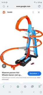 Hotwheels baan, Kinderen en Baby's, Speelgoed | Racebanen, Ophalen, Racebaan, Zo goed als nieuw, Met looping