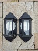2 buitenlampen met E27 fitting  KOOPJE !, Gebruikt, Minder dan 50 watt, Wandlamp, Waterbestendig