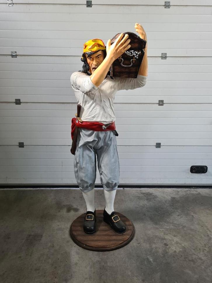 Piraten,Piraten beelden,lifesize beelden,levensgrote beelden, Verzamelen, Beelden en Beeldjes, Nieuw, Ophalen