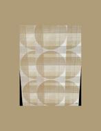 3711 Retro cirkels en blokken behang uit de jaren 70 swiet, Verzenden, Minder dan 10 m², Beige