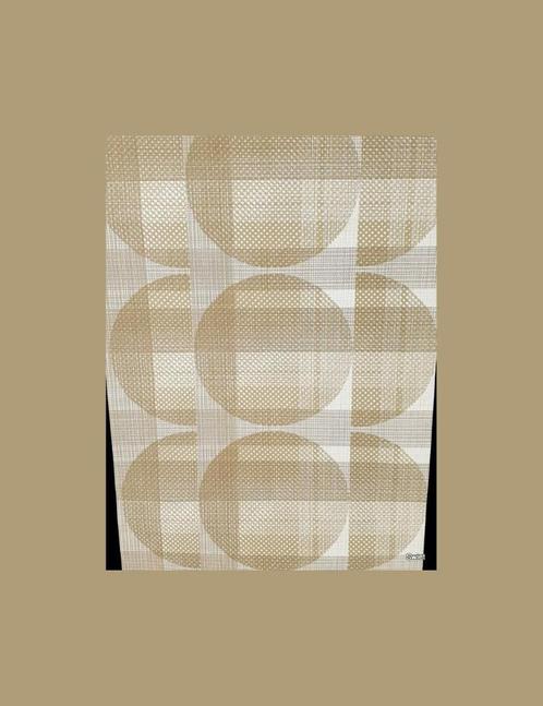 3711 Retro cirkels en blokken behang uit de jaren 70 swiet, Huis en Inrichting, Stoffering | Behang, Beige, minder dan 10 m², Verzenden