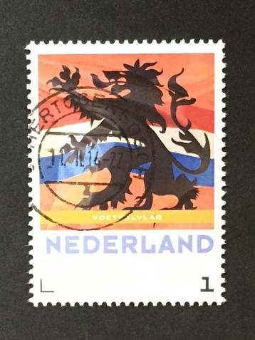 2197 Persoonlijke zegel - Voetbalvlag - gestempeld beschikbaar voor biedingen