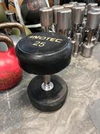 1 x 25 kg inotec dumbell gewicht ( beschadigd ), Dumbbell, Gebruikt, Inotec, 1 x 25 kg