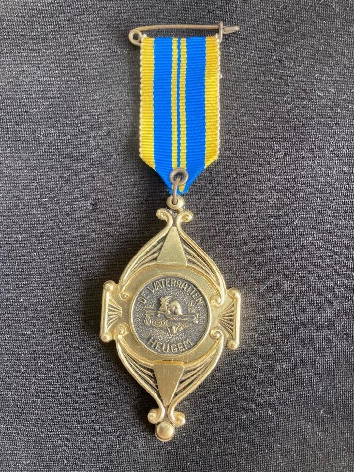 Carnaval orde CV de Waterratten Mestreech-Heugem 1959, Postzegels en Munten, Penningen en Medailles, Overige materialen, Nederland