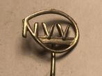 Metalen N.V.V. VAKBOND Speld (Zilverkleur)., Verzamelen, Speldjes, Pins en Buttons, Verzenden, Zo goed als nieuw, Overige onderwerpen