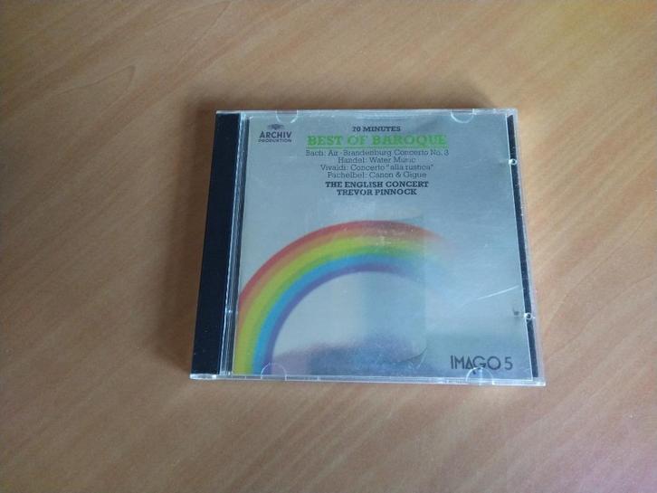 CD Best Of Baroque - Trevor Pinnock. The English Concert, Cd's en Dvd's, Cd's | Klassiek, Zo goed als nieuw, Orkest of Ballet