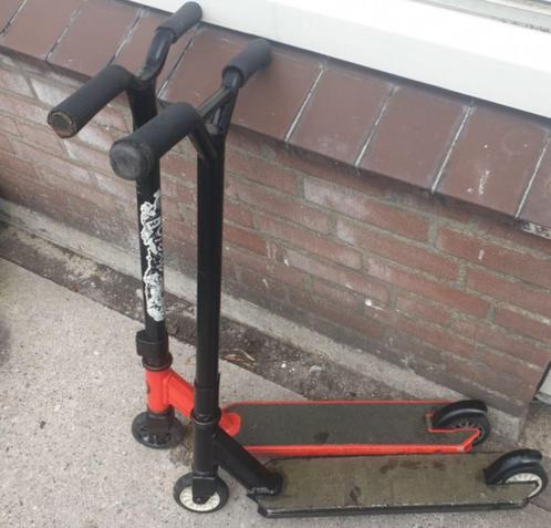 Set robuuste Stuntsteppen, voor kinderen en volwassenen, Fietsen en Brommers, Steps, Gebruikt, Gewone step, Ophalen of Verzenden