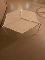 Zuiver Montell Glazen Salontafel, Huis en Inrichting, Tafels | Salontafels, Ophalen, 100 tot 150 cm, 50 tot 100 cm, Overige vormen