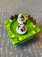 Muziekdoos - hout - muziekdoosje koe - new classic toys, Kinderen en Baby's, Ophalen of Verzenden, Gebruikt