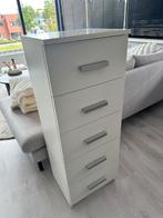 Ladenkast wit, Huis en Inrichting, Ophalen, Minder dan 50 cm, 5 laden of meer, 100 tot 150 cm
