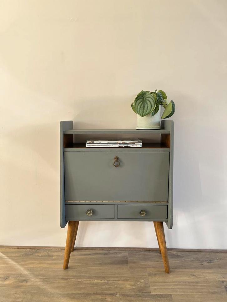 Vintage klepkastje / drankkastje, Huis en Inrichting, Kasten | Ladekasten, Zo goed als nieuw, Minder dan 100 cm, 50 tot 100 cm