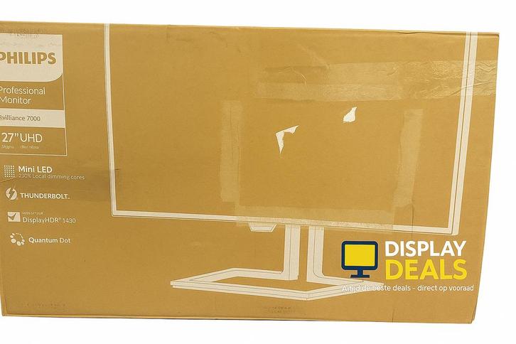 ✨ Philips 27B1U7903 – 27” 4K IPS Thunderbolt Monitor ✨, Computers en Software, Monitoren, Zo goed als nieuw, 60 Hz of minder, DisplayPort
