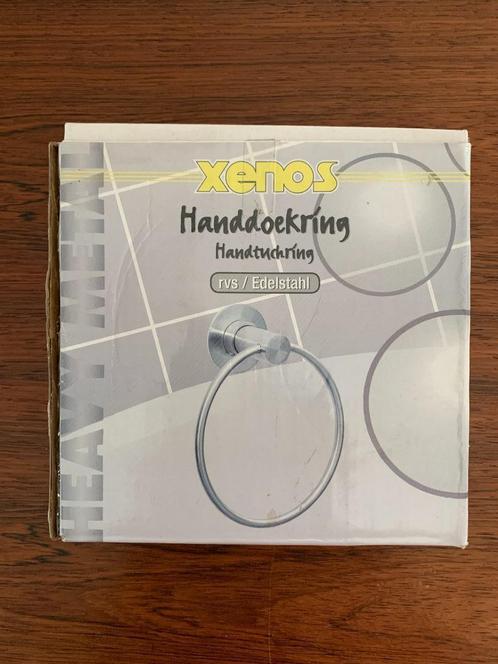 Xenos handdoekring RVS, edelstaal; NIEUW; ring handdoeken, Huis en Inrichting, Badkamer | Badtextiel en Accessoires, Nieuw, Ophalen of Verzenden