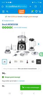 Bosch MCM3501M Keukenmachine, 1 tot 2 liter, 3 snelheden of meer, Ophalen of Verzenden, Zo goed als nieuw