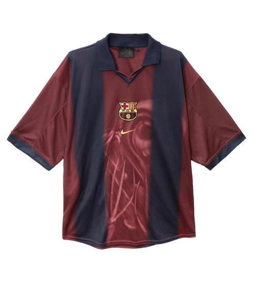 CJ X NIKE X FC BARCELONA RETRO 2000/01 HOME SKELETON JERSEY, Kleding | Heren, T-shirts, Nieuw, Ophalen of Verzenden
