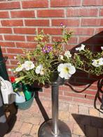 Plant in rvs vintage asbak, Ophalen of Verzenden, Zo goed als nieuw