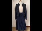 NIEUWE DONKERBLAUWE PLISSE ROK VAN MARIE MERO MAAT 40, Maat 38/40 (M), Marie Mero, Blauw, Ophalen of Verzenden