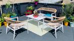 Tuinset Manifesto, Tuin en Terras, Ophalen, 4 zitplaatsen, Kunststof, Bank