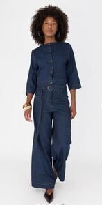 Anna van Toor donkere denim set maat L nieuw, Kleding | Dames, Broeken en Pantalons, Maat 38/40 (M), Anna van Toor, Blauw, Nieuw