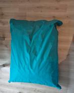 Turquoise Zitzak - Comfortabel en Stijlvol!, Huis en Inrichting, Zitzakken, Ophalen, Zo goed als nieuw, Blauw, Zitzak