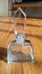 vintage kristal geslepen parfumflesje, Antiek en Kunst, Antiek | Glas en Kristal, Ophalen of Verzenden