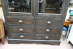 Vitrine kast/opbergkast, Ophalen, Gebruikt, 100 tot 150 cm, Teakhout