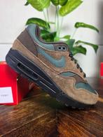Nike Air Max 1 "Beef & Broccoli" maat 37,5, Bruin, Nike, Nieuw, Ophalen of Verzenden