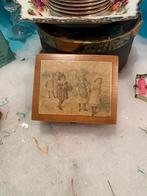 Oud victoriaans houten doosje, Antiek en Kunst, Ophalen of Verzenden