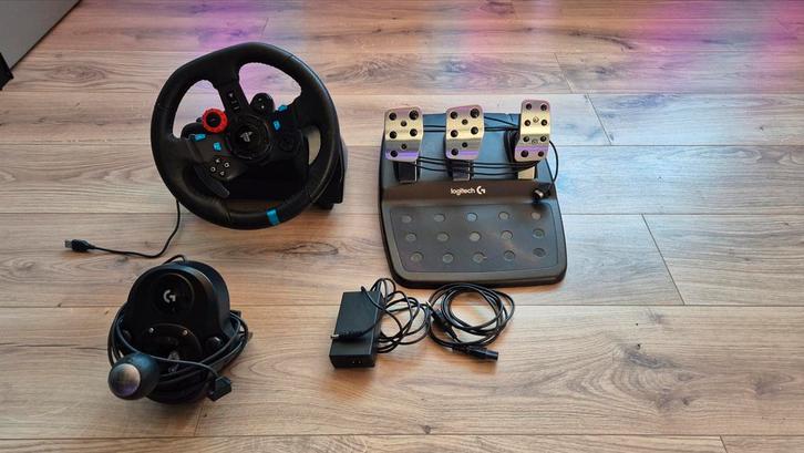 Logitech G29 Racestuur + Schakelpoook - Goede Staat, Spelcomputers en Games, Spelcomputers | Overige, Gebruikt, Ophalen of Verzenden