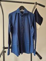 Profuomo overhemd - Maat M - Donkerblauw, Kleding | Heren, Overhemden, Ophalen of Verzenden, Blauw, Profuomo, Halswijdte 39/40 (M)