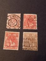 Postzegels NVPH 60 + 61 Nederland gestempeld, Postzegels en Munten, Ophalen of Verzenden, T/m 1940, Gestempeld
