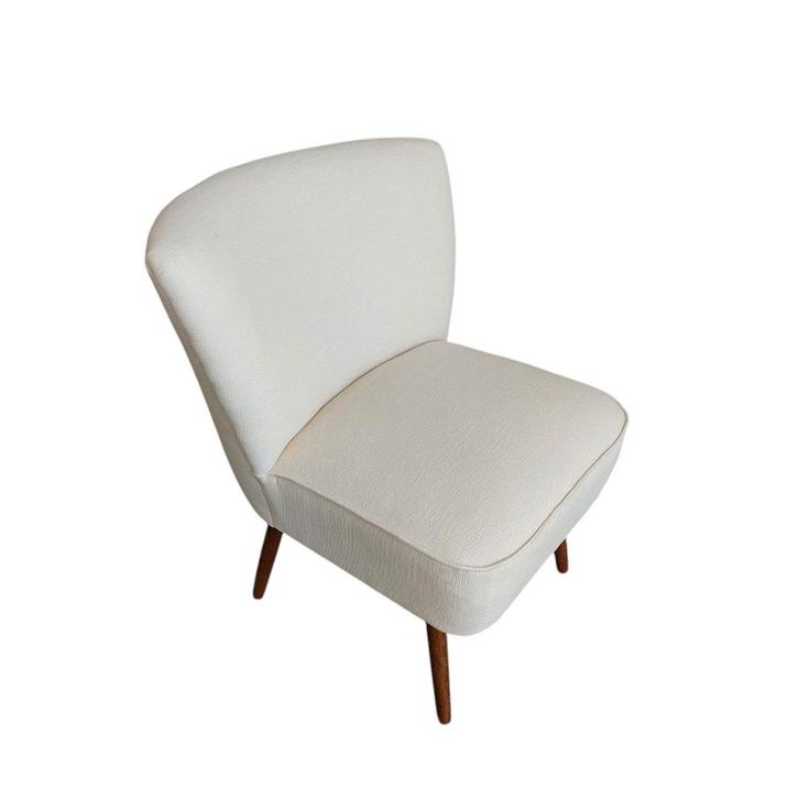 Vintage cocktail stoel Wunsch (nieuw gestoffeerd), Huis en Inrichting, Fauteuils, Gebruikt, Stof, 50 tot 75 cm, Minder dan 75 cm