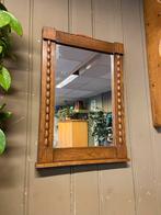 Massief eikenhout spiegel vintage antiek brocante, Huis en Inrichting, Woonaccessoires | Spiegels, Ophalen, Minder dan 50 cm, Zo goed als nieuw