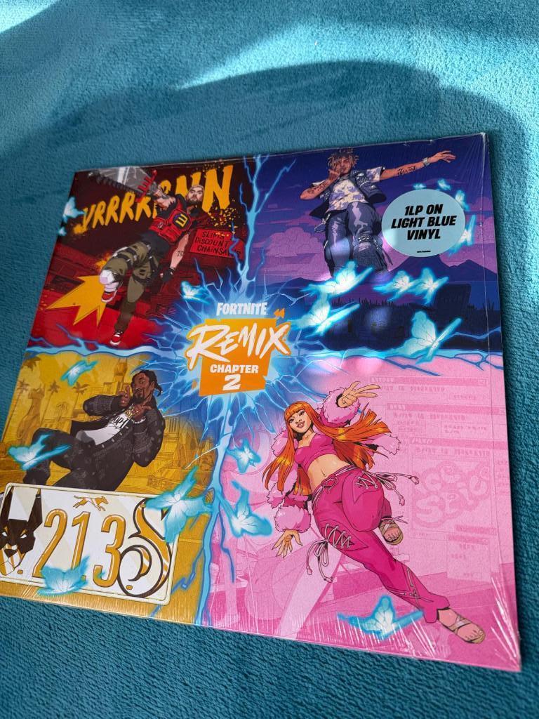 Fortnite Remix Chapter 2 LP Light Blue Vinyl Nieuw Geseald, Ophalen, 2000 tot heden, Nieuw in verpakking, 12 inch