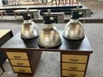 7 stuks Philips industrielampen / fabriekslampen, Huis en Inrichting, Ophalen, Gebruikt, Glas, Minder dan 50 cm