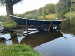 Geremde boottrailer AL-KO 550Kg (750kg optie) 3,30-4,5m lang, Watersport en Boten, Boottrailers, Ophalen, Minder dan 1500 kg, Gebruikt