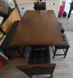 Bartafel met stoelen en bank, Ophalen, Gebruikt