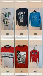 6 verschillende jongens langarm truien maat 158/164, Ophalen of Verzenden, Zo goed als nieuw, Jongen, Trui of Vest