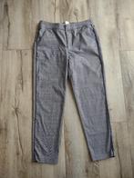 Prachtige grijze geblokte pantalon van H&M, maat 36. Stretch, Grijs, Lang, H&M, Zo goed als nieuw