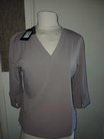 Mi Piace Travel Shirt - Taupe, Kleding | Dames, Blouses en Tunieken, Maat 38/40 (M), Mi Piace, Beige, Nieuw